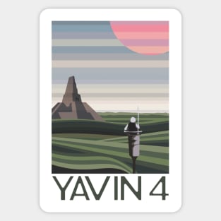 Visit Yavin 4! Sticker